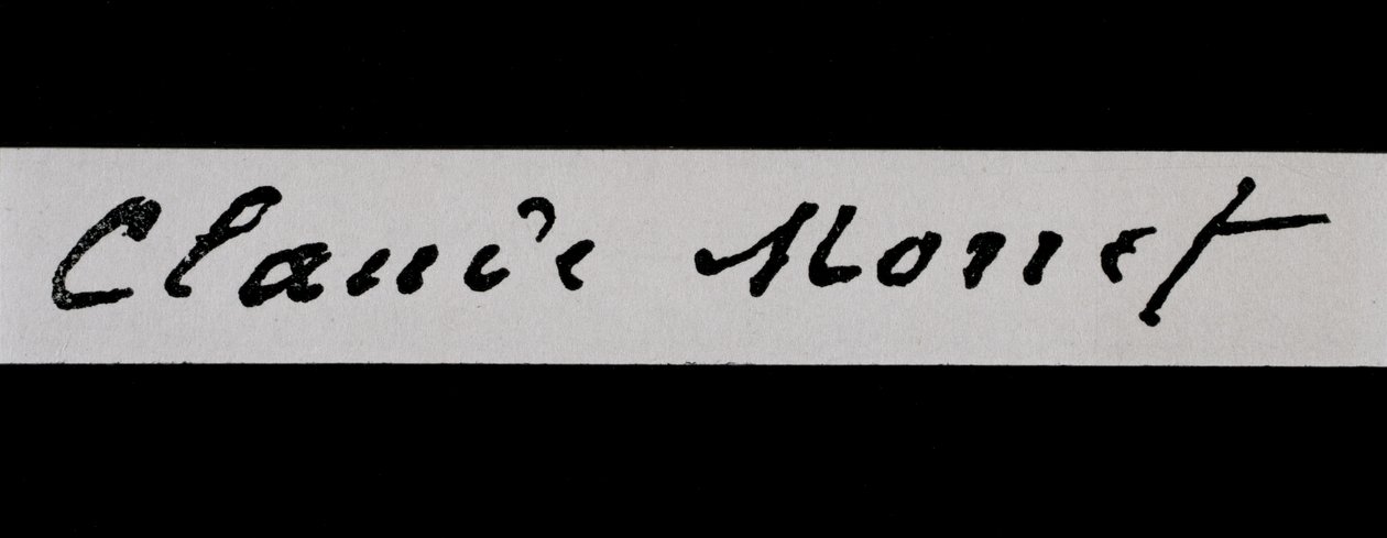 Firma de Claude Monet de Claude Monet