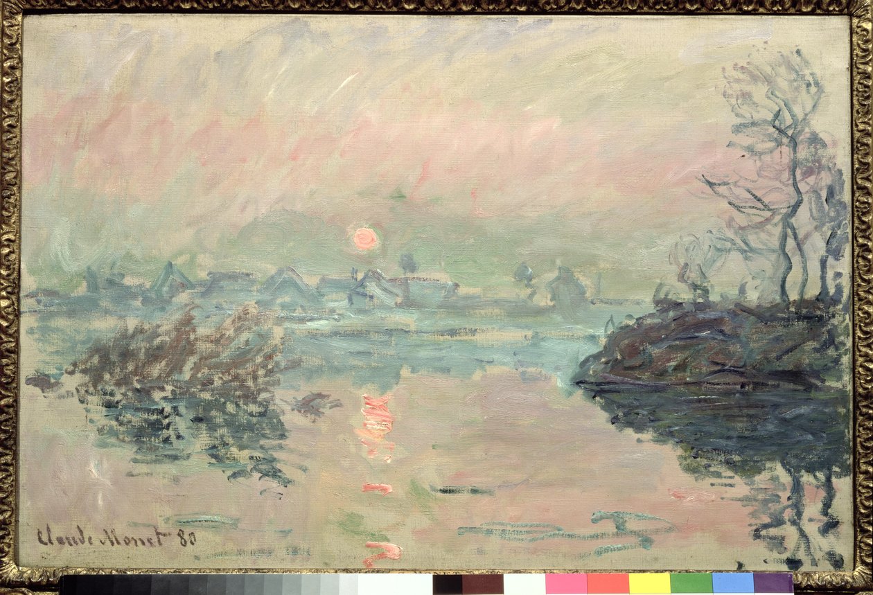 Atardecer, 1880 de Claude Monet