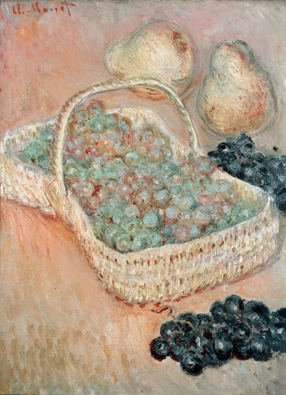 La cesta de uvas, 1884 de Claude Monet