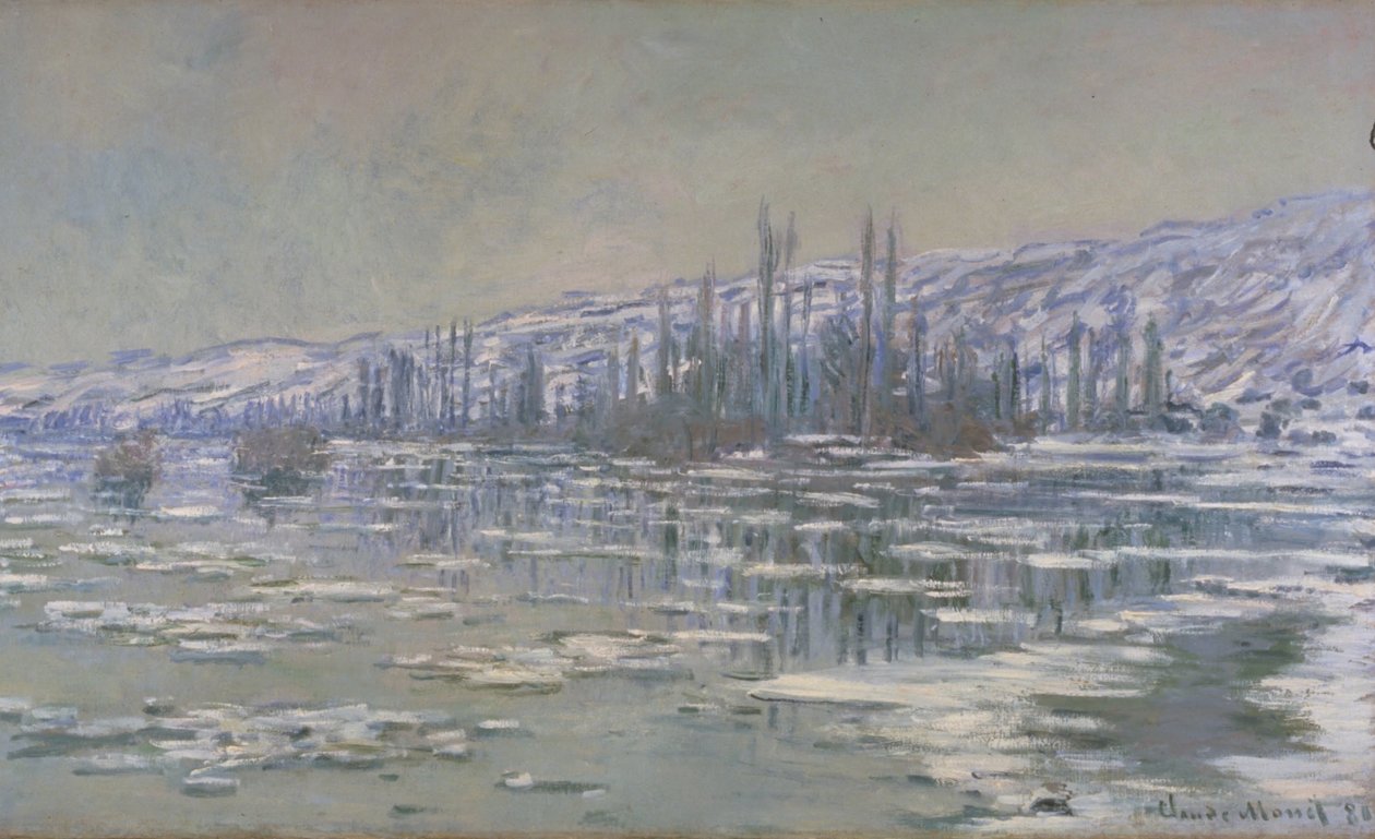 La Ruptura del Hielo (La Débâcle o Les Glaçons) de Claude Monet