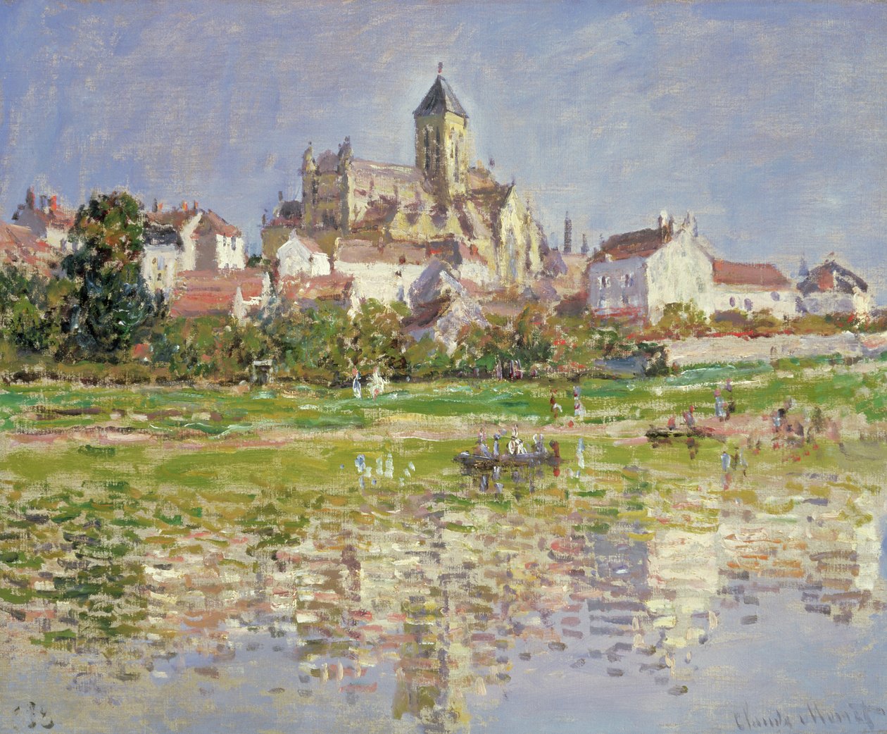 La iglesia en Vetheuil, 1880 de Claude Monet