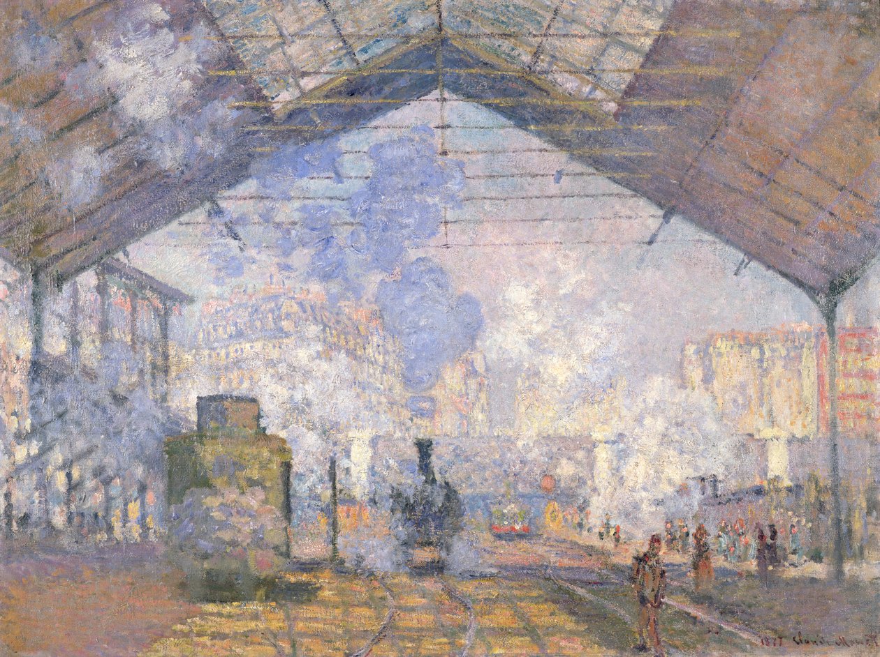 La Estación de San Lázaro, 1877 de Claude Monet