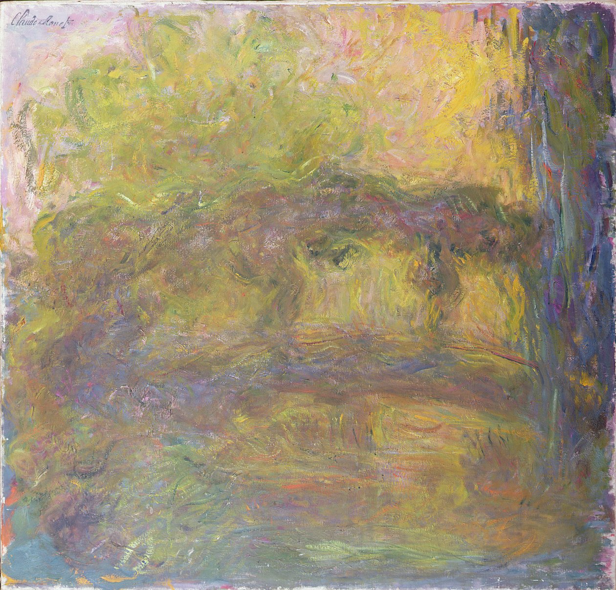 El puente japonés, 1918-24 de Claude Monet