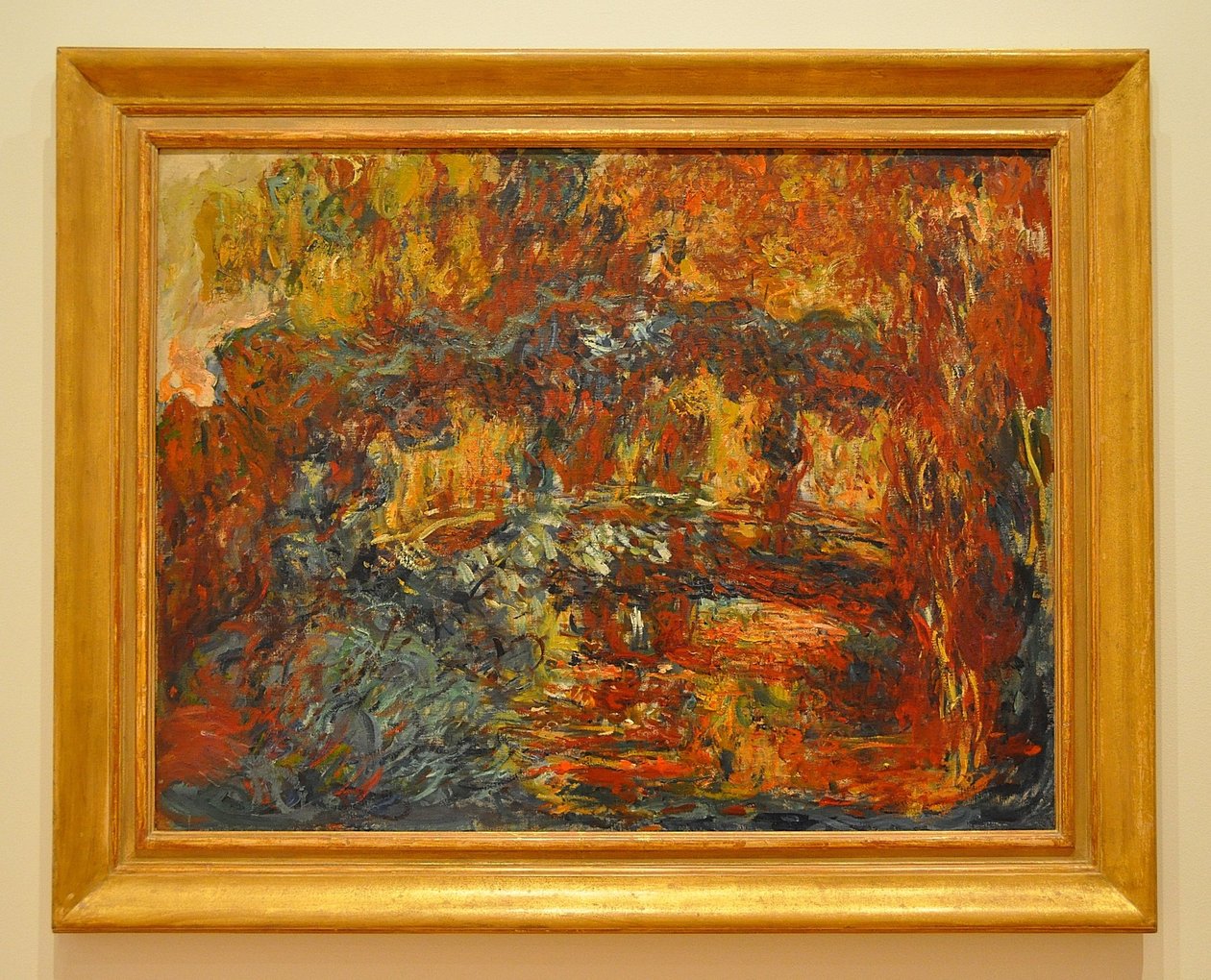 El puente japonés de Claude Monet