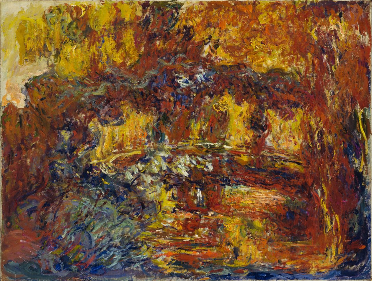 El puente japonés de Claude Monet