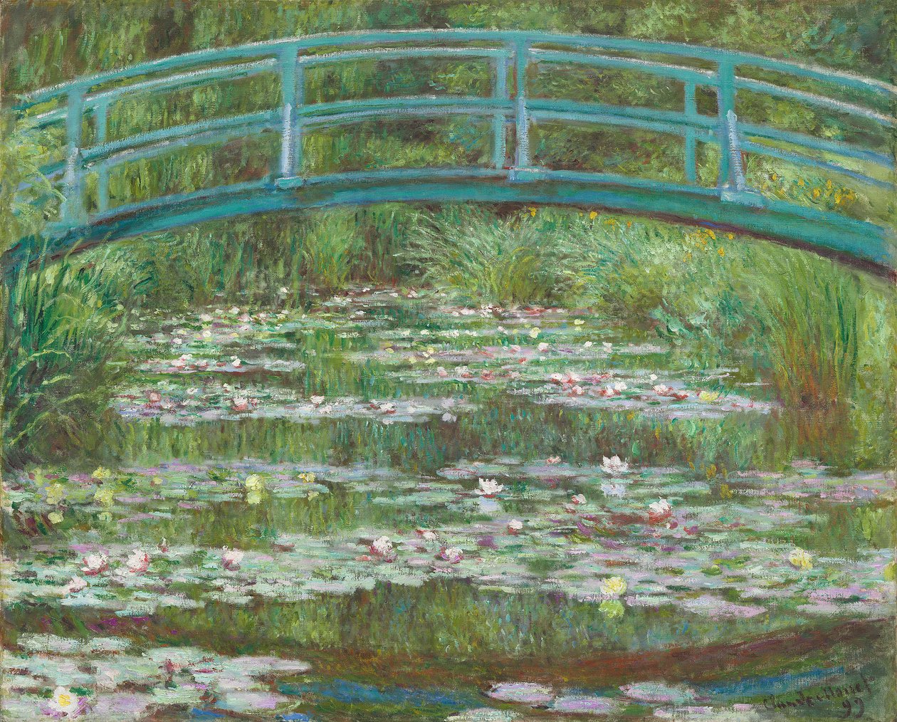 El puente japonés, 1899 de Claude Monet