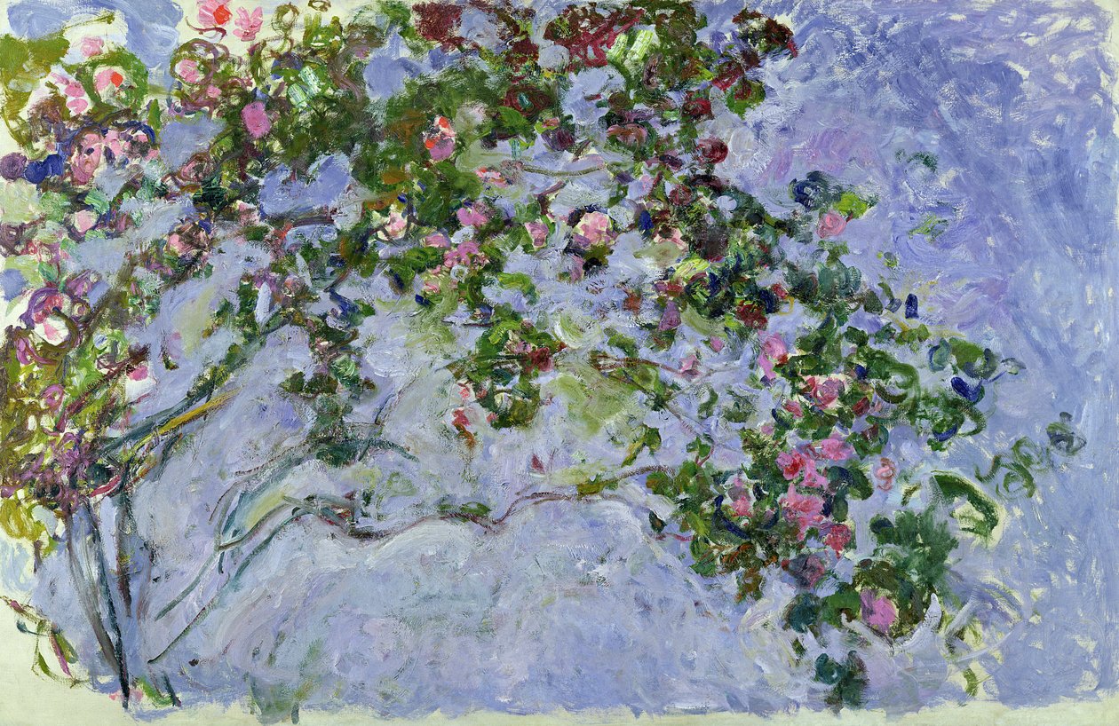 Las rosas, 1925-26 de Claude Monet