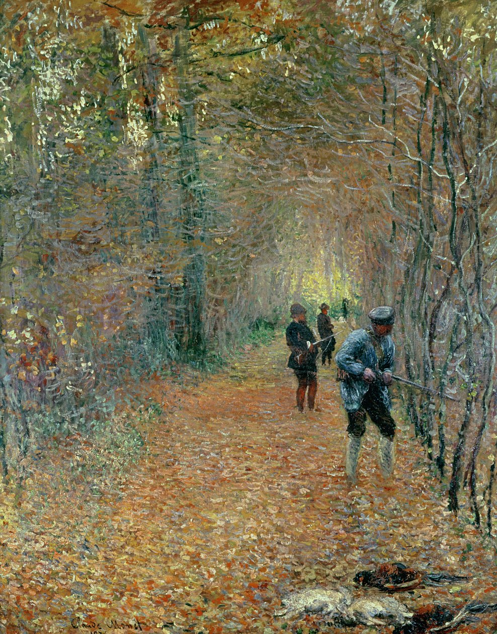 La Caza, 1876 de Claude Monet