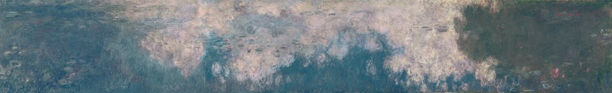Los nenúfares - Las nubes, 1914-18 de Claude Monet