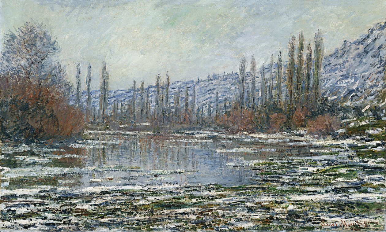 El deshielo en Vetheuil de Claude Monet