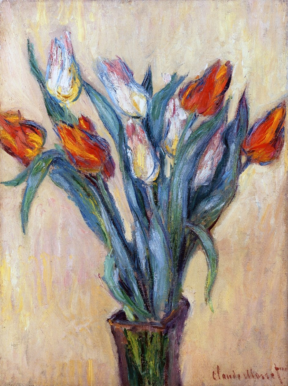 Tulipanes, 1885 de Claude Monet