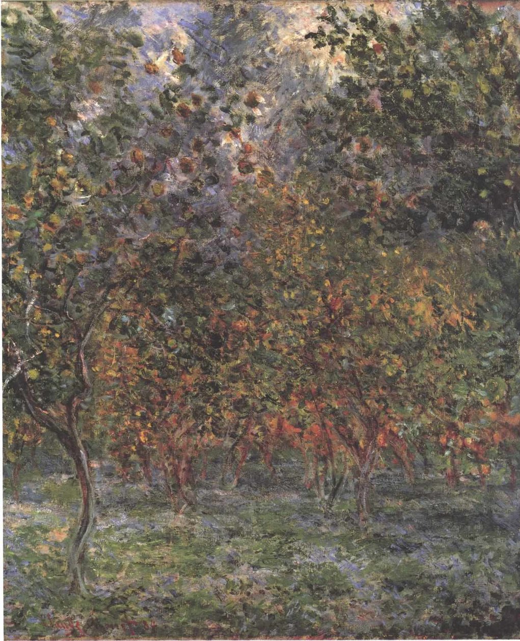 Bajo los limoneros de Claude Monet