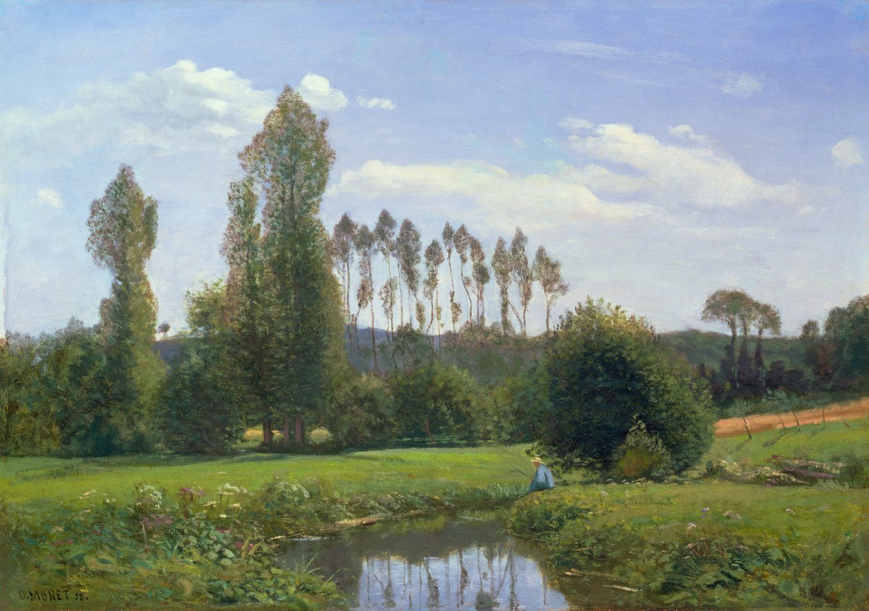 Vista en Rouelles de Claude Monet