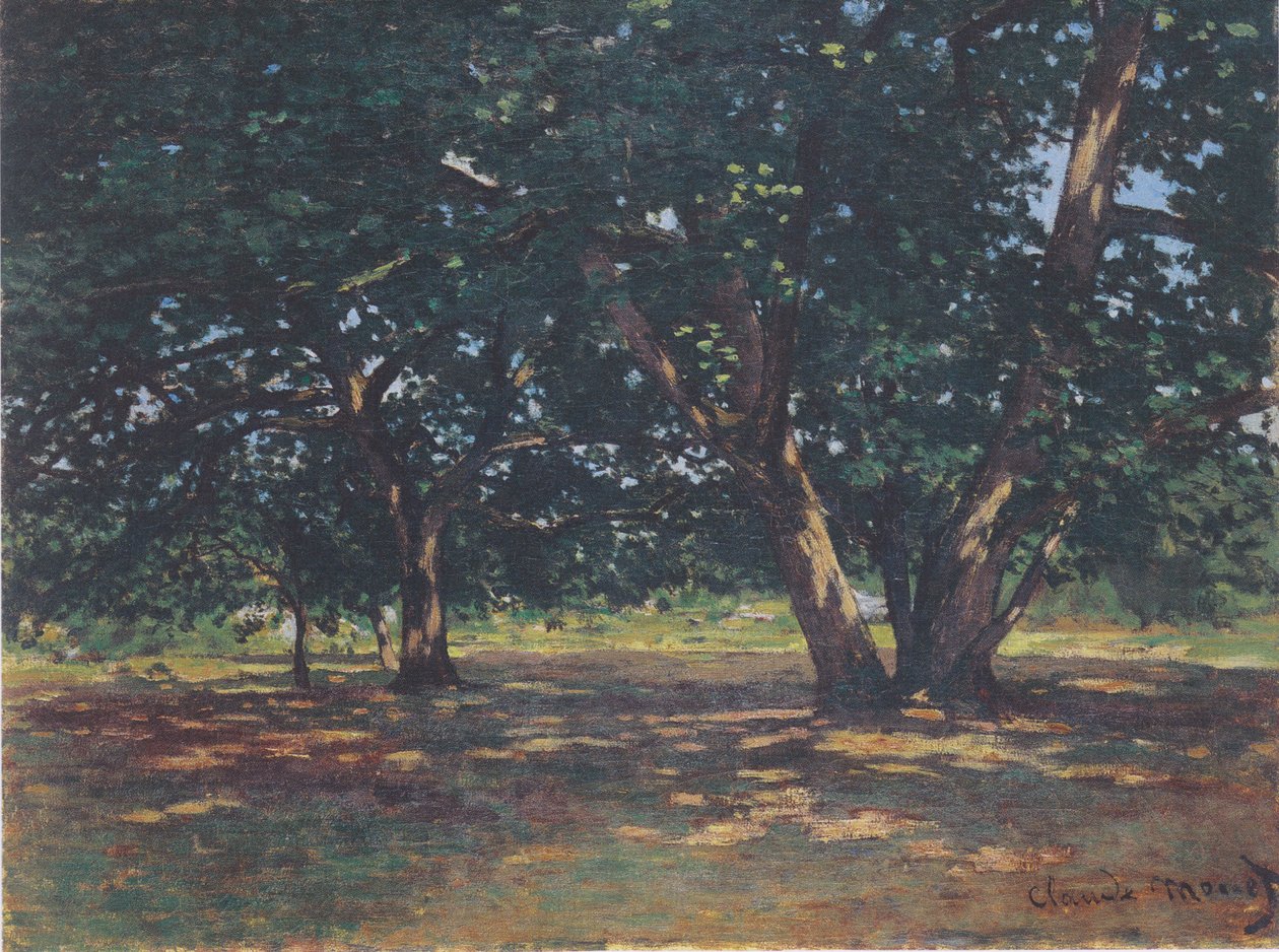 Bosque de Fontainebleau de Claude Monet