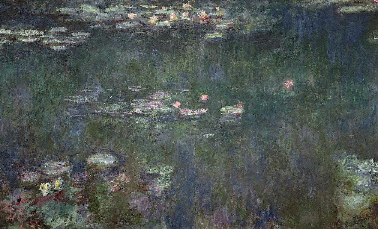 Nenúfares: Reflejos verdes de Claude Monet