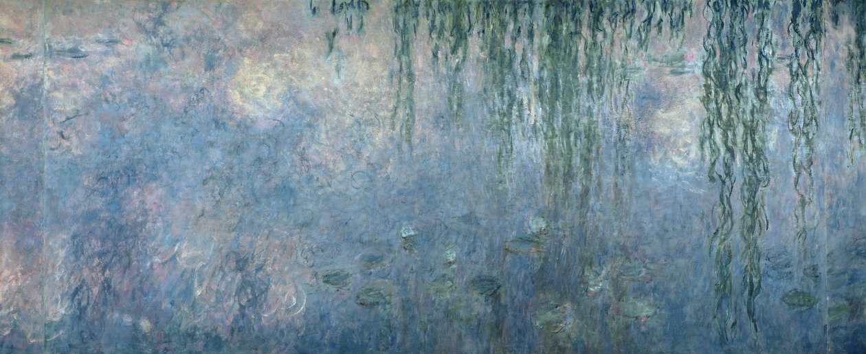 Nenúfares: Mañana con sauces llorones (detalle) de Claude Monet