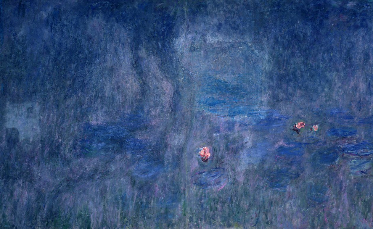 Nenúfares: Reflejos de Árboles (detalle) de Claude Monet