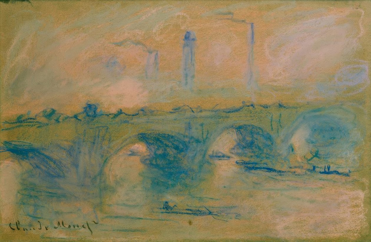 Puente de Waterloo de Claude Monet