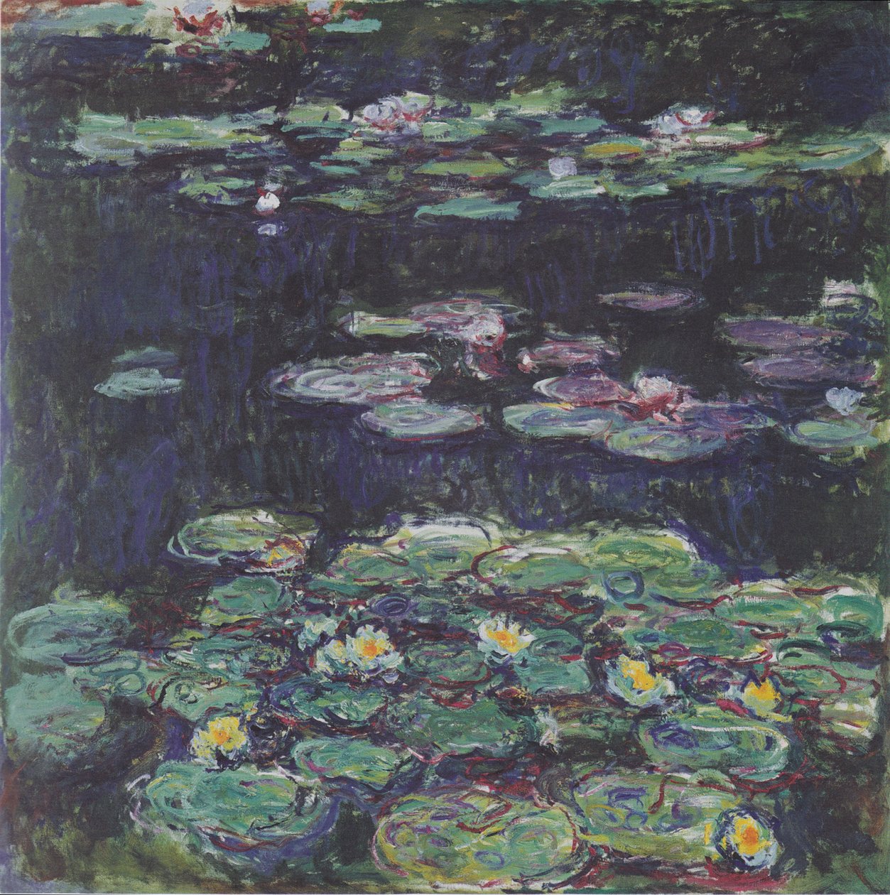 Nenúfares blancos y amarillos de Claude Monet