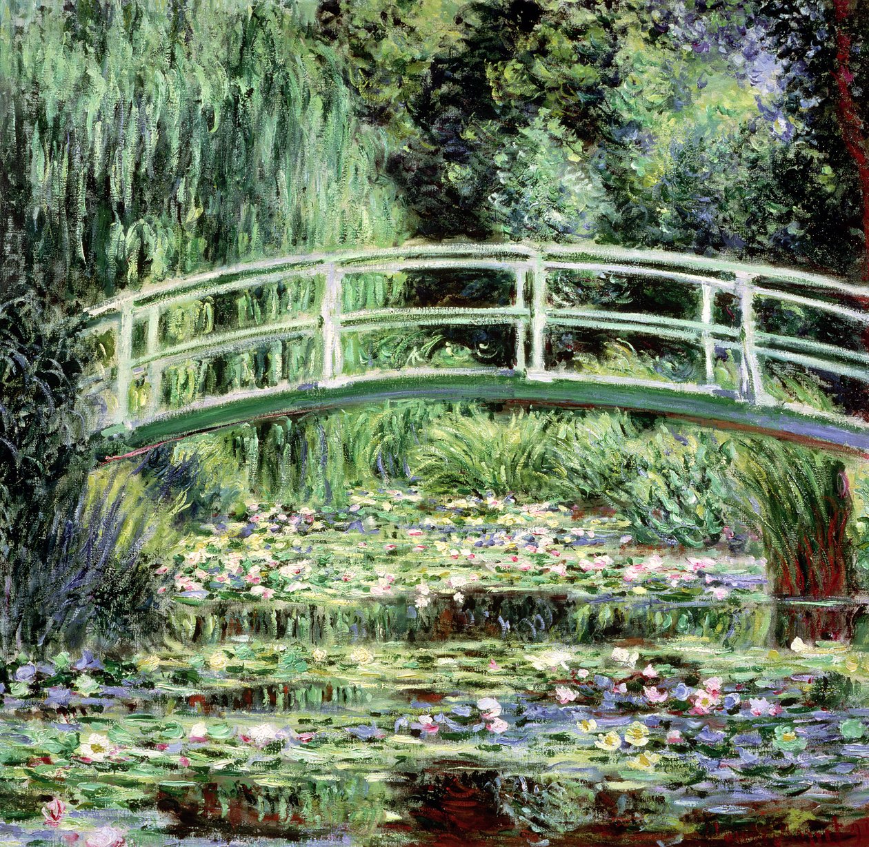 Nenúfares blancos, 1899 de Claude Monet