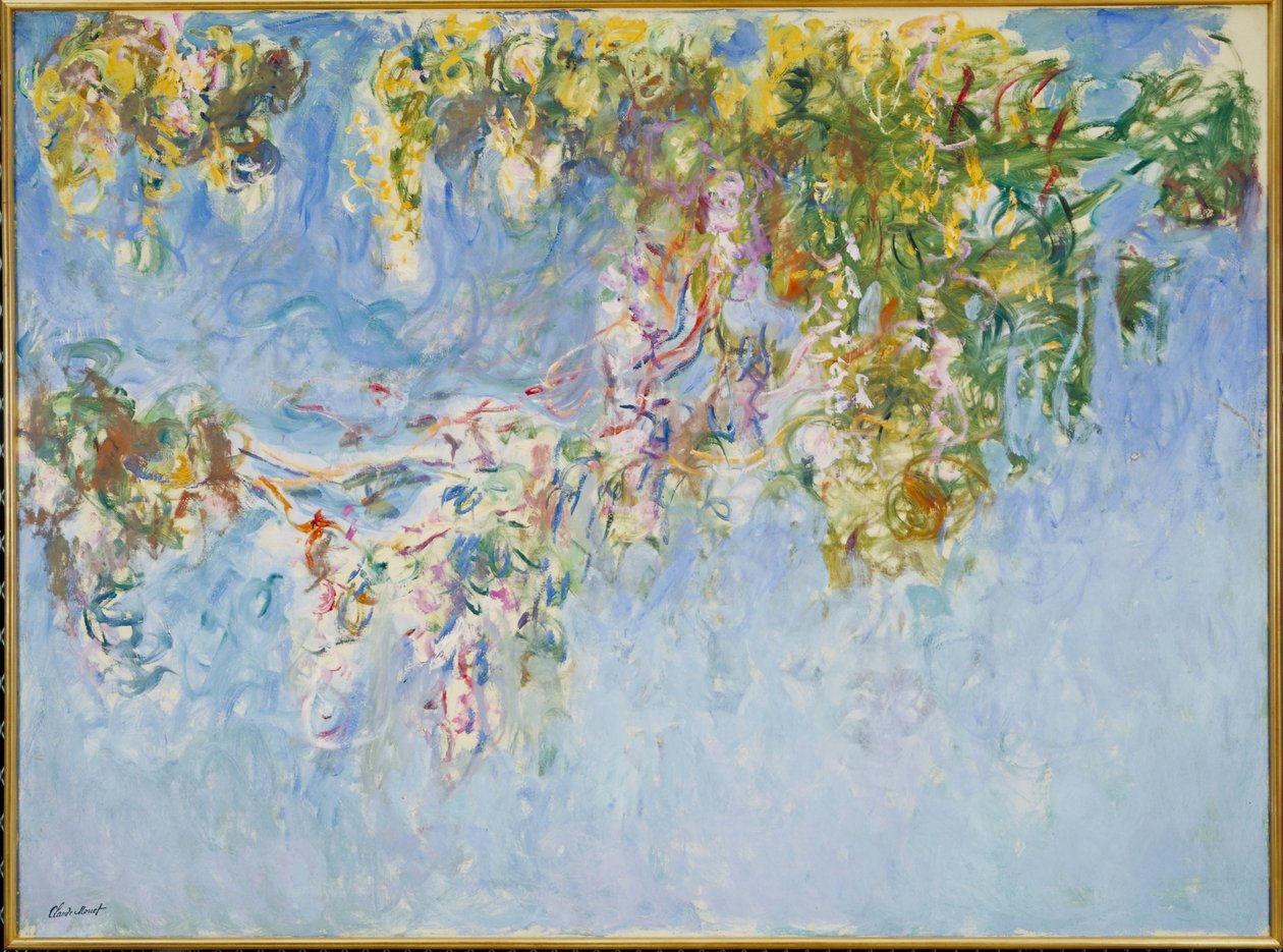 Glicinas c.1919-20 de Claude Monet