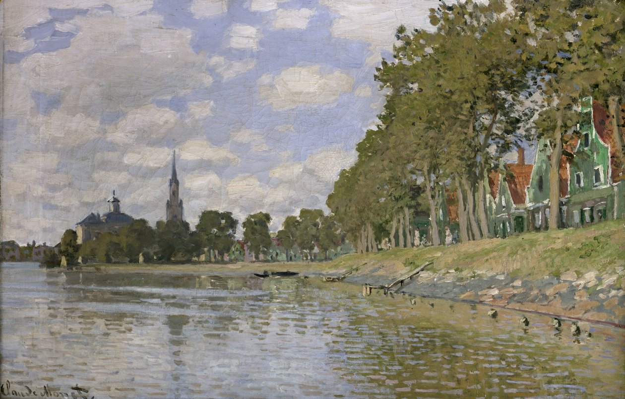 Zaandam (Holanda) de Claude Monet