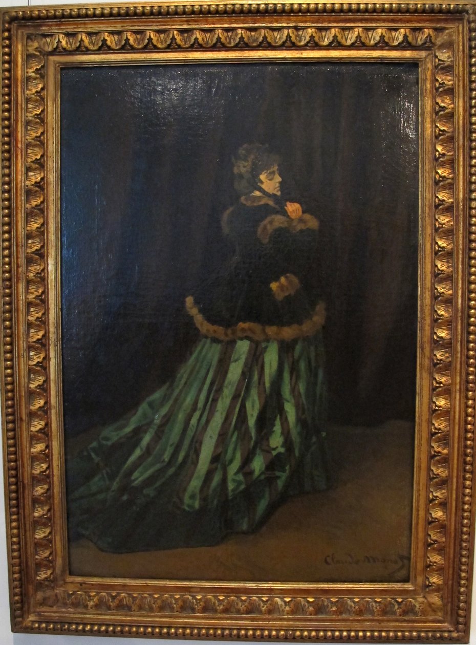 Camille-vestido verde de Claude Monet