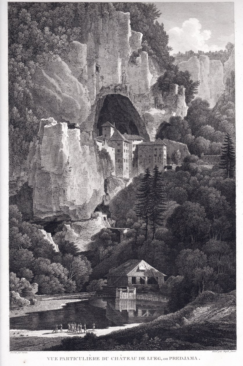 Castillo de Predjama de Claude Niquet