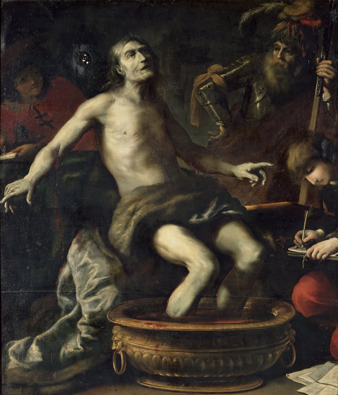 La muerte de Séneca, 1633 de Claude Vignon
