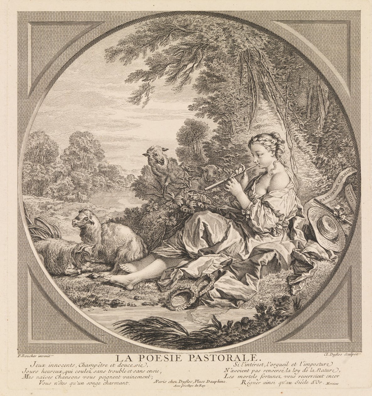 La poesía pastoral de Claude Agustin Duflos