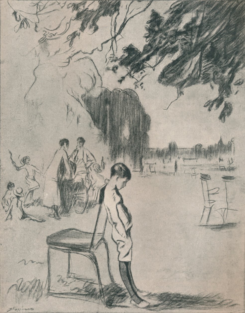 Estoy harto de las mujeres de The Boy, c. 1900 de Claude Allin Shepperson