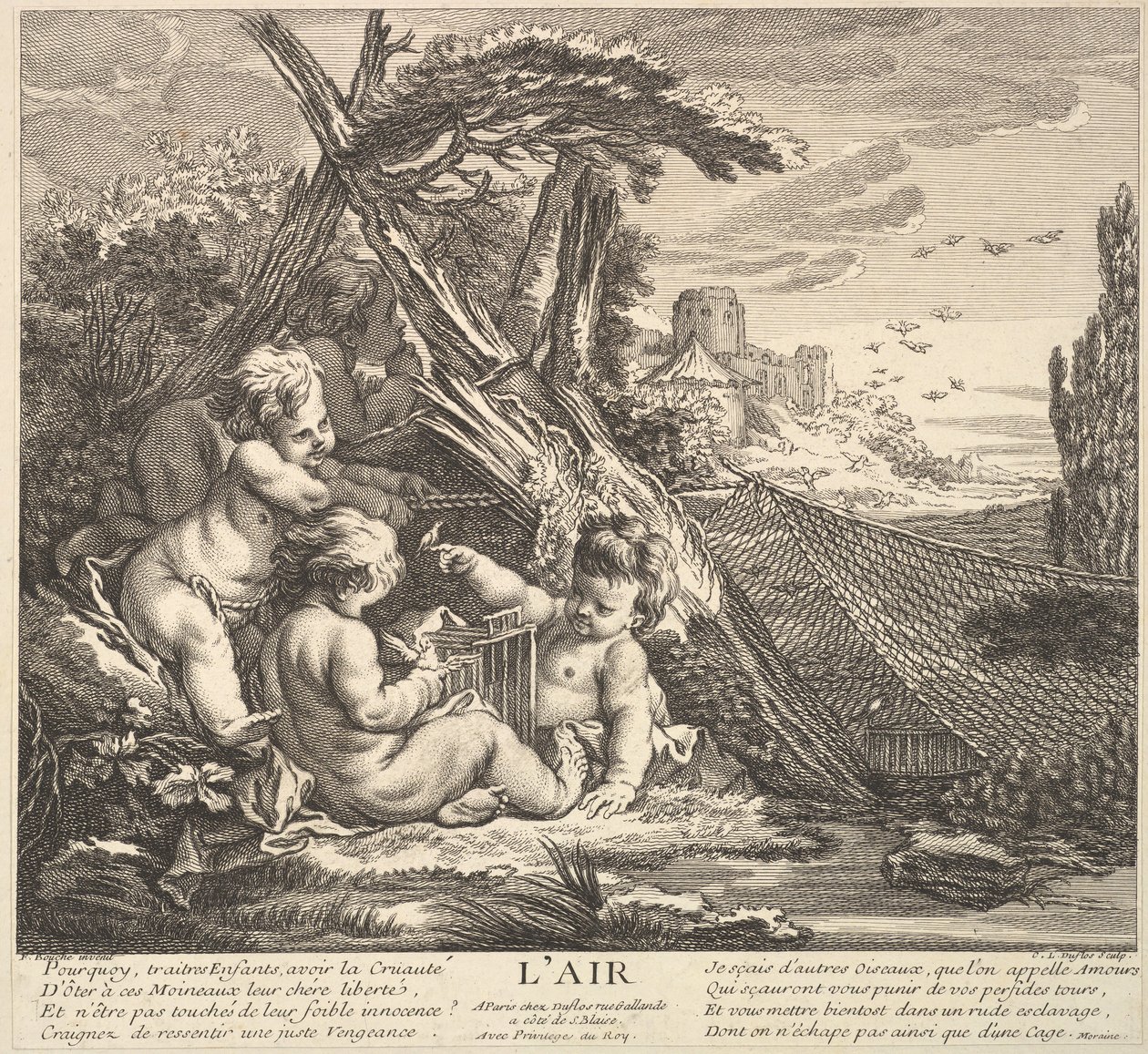 Aire, siglo XVIII de Claude Augustin Duflos