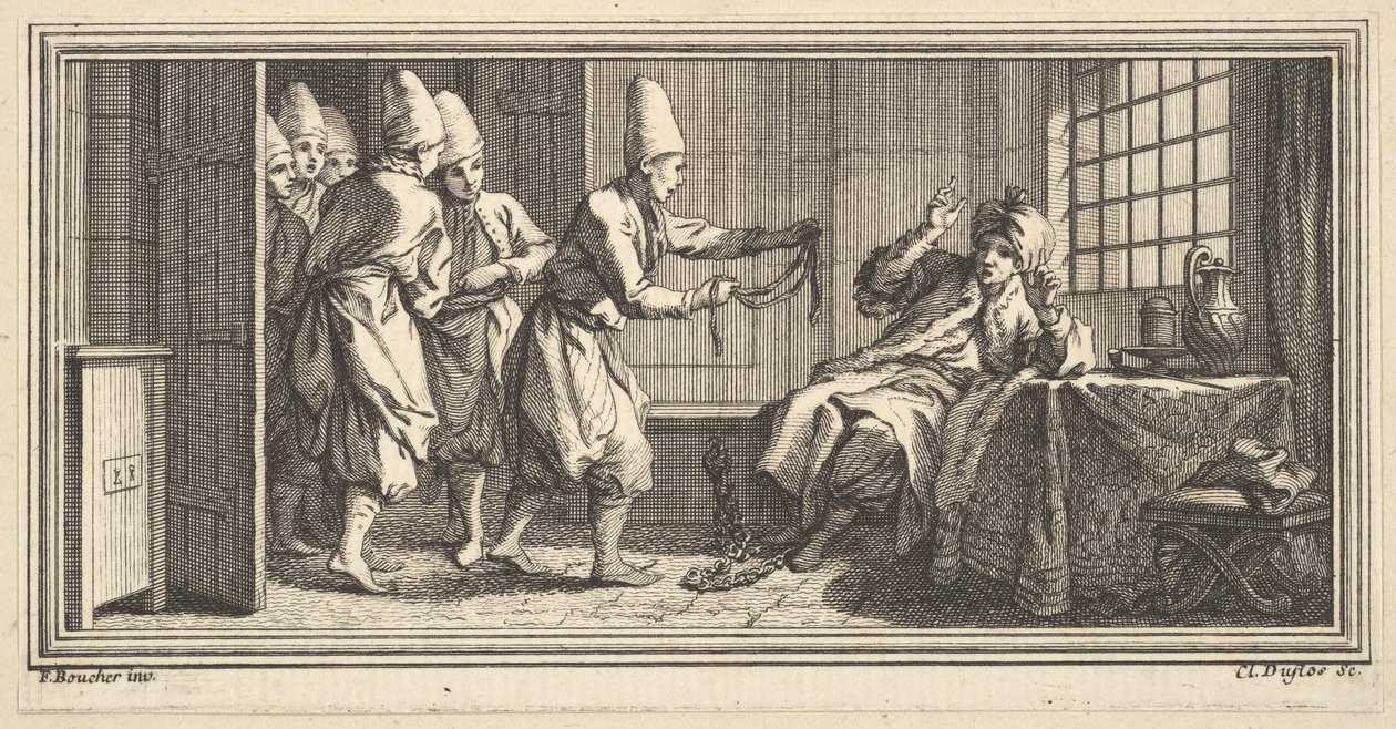 Llevando Cuerda al Prisionero, 1746-47 de Claude Augustin Duflos