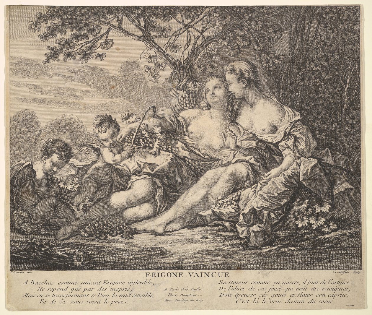 Erigone vencida de Claude Augustin Duflos