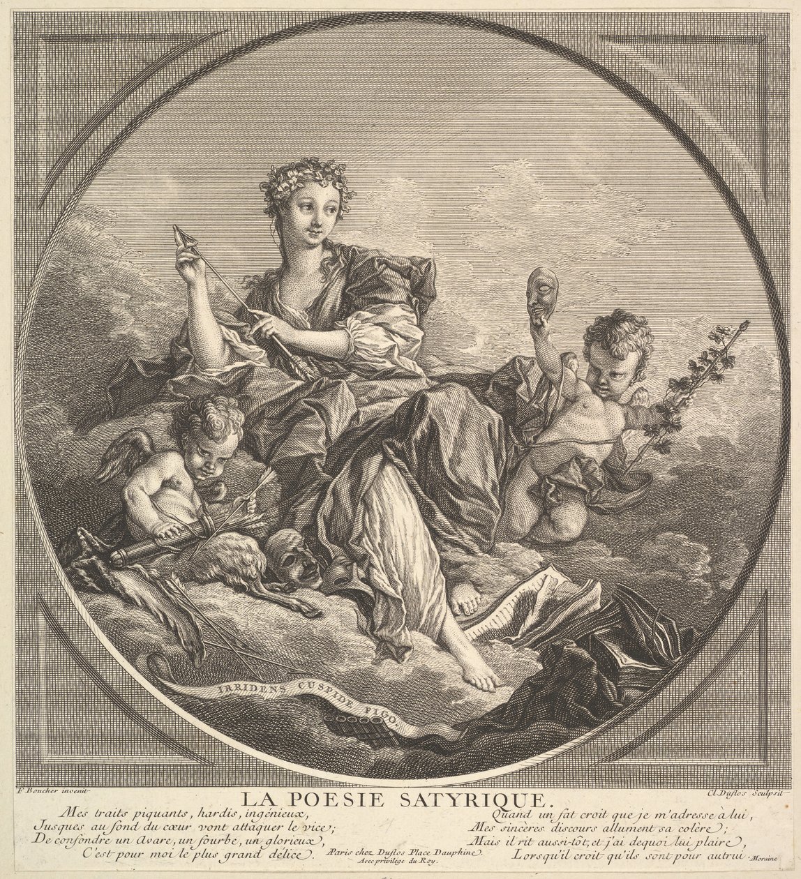 Poesía satírica de Claude Augustin Duflos