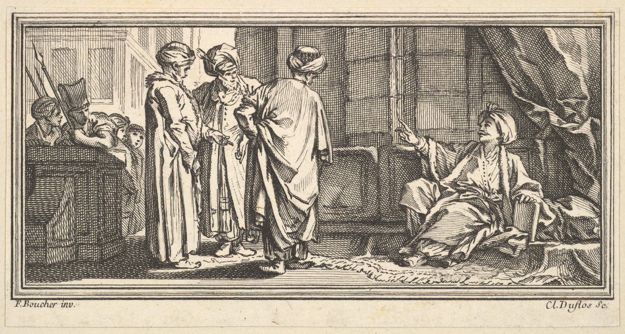 La audiencia del Qadi de Claude Augustin Duflos