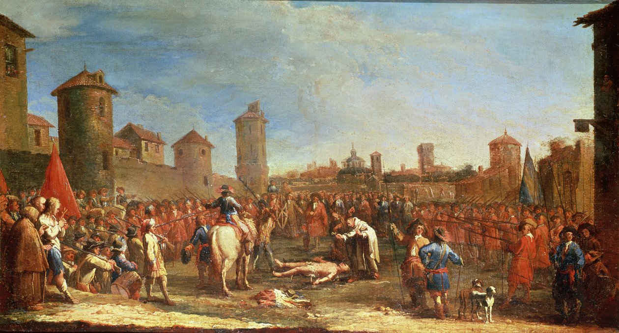 Tortura en la rueda, de la serie 