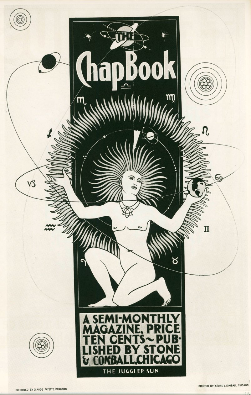 Claude F. Bragdon: The Chap Book, revista semestral. EE.UU. ... (litografía) de Claude Fayette Bragdon
