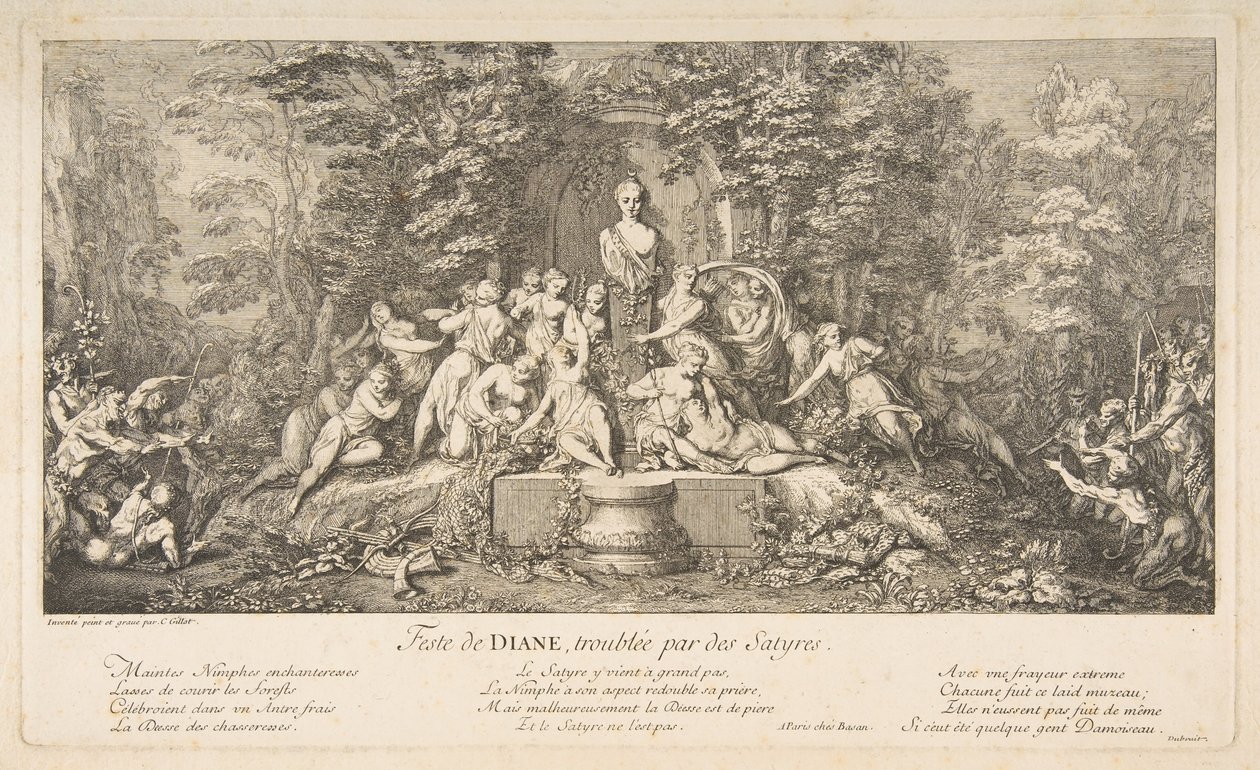 Fiesta de Diana de Claude Gillot