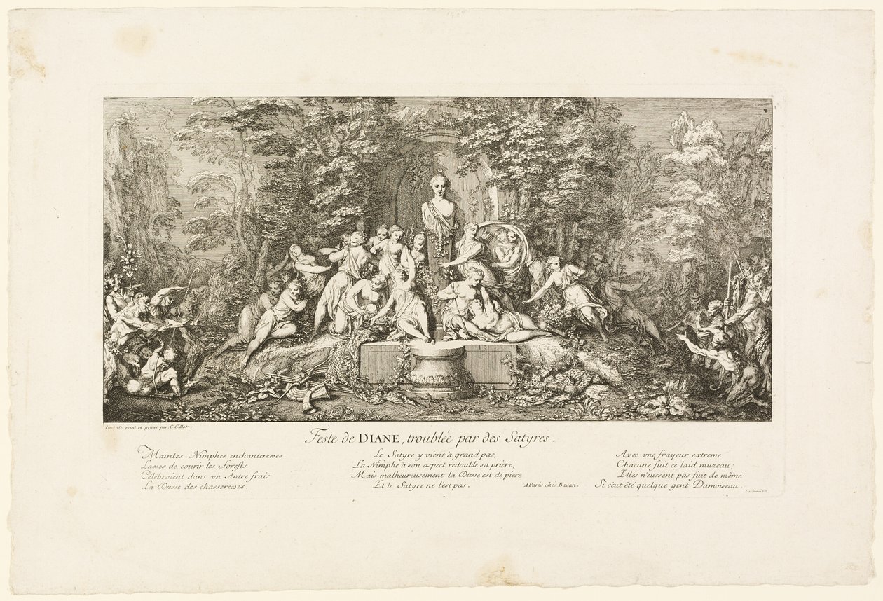 La fiesta de Diane de Claude Gillot