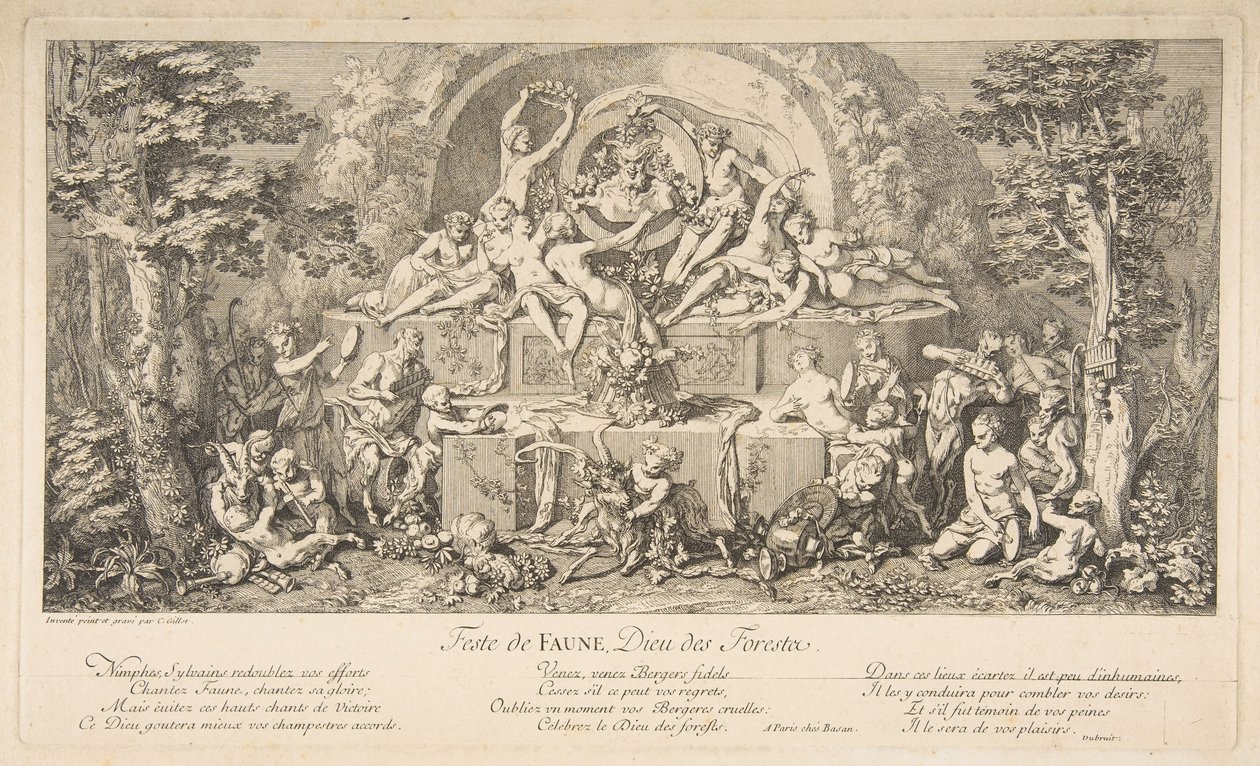 La fiesta del fauno de Claude Gillot