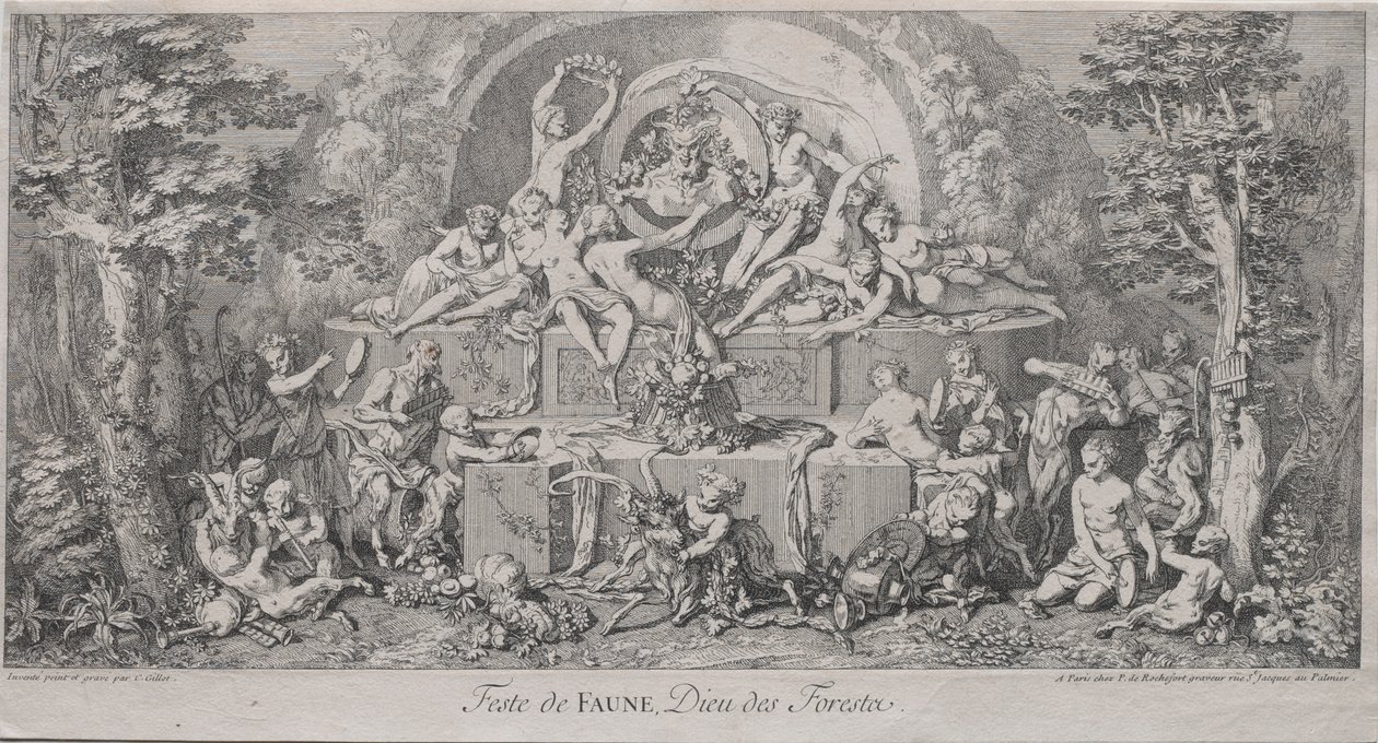 Los Cuatro Festivales: Festival de Fauno de Claude Gillot