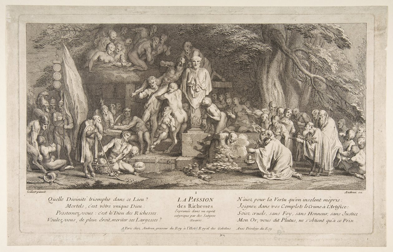 La pasión por la riqueza de Claude Gillot