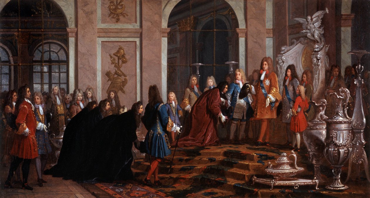 Reparación hecha al Rey Luis XIV por el Dogo de Génova, siglo XVII de Claude Guy Halle