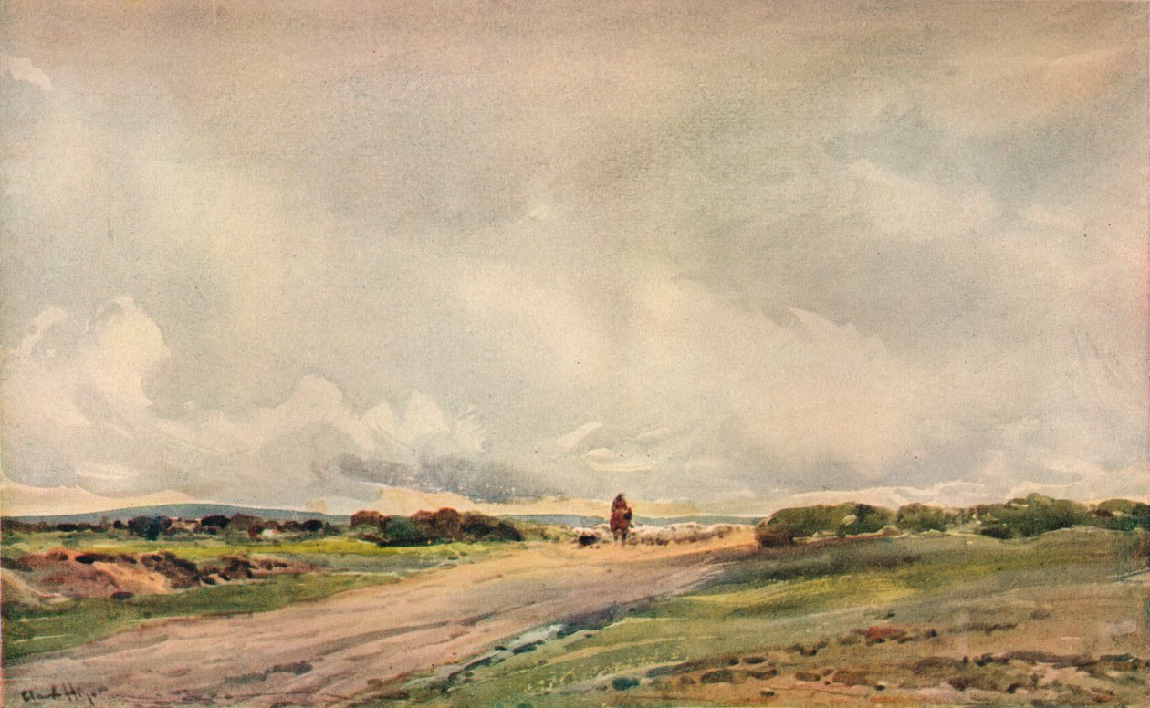 El camino a Portsmouth, c1910 de Claude Hayes
