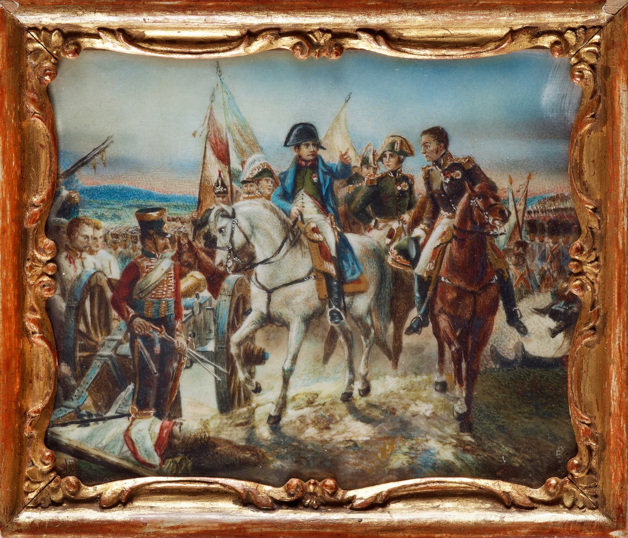 Napoleón en la Batalla de Friedland de Claude Joseph Vernet