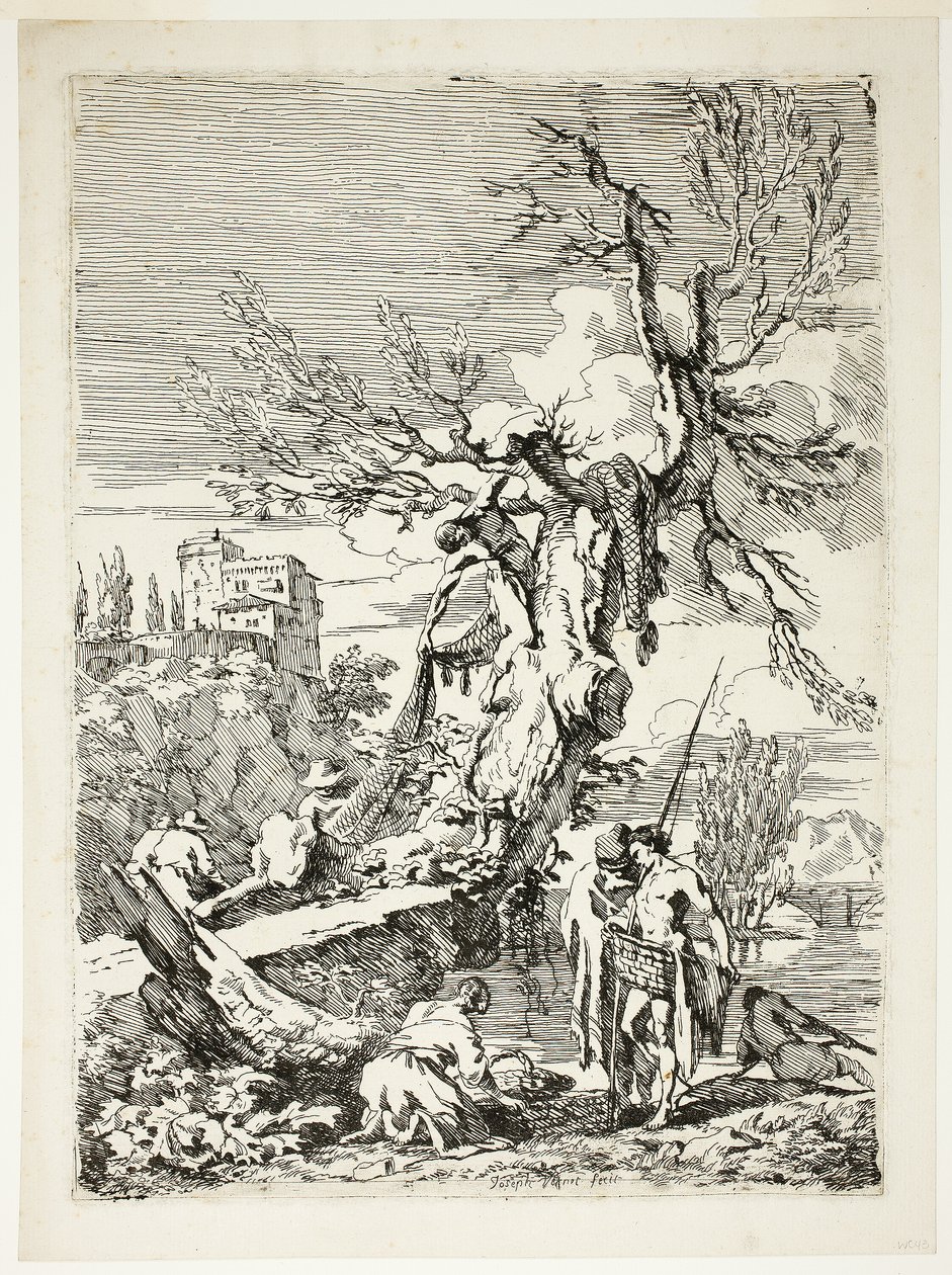 El regreso de la pesca de Claude Joseph Vernet