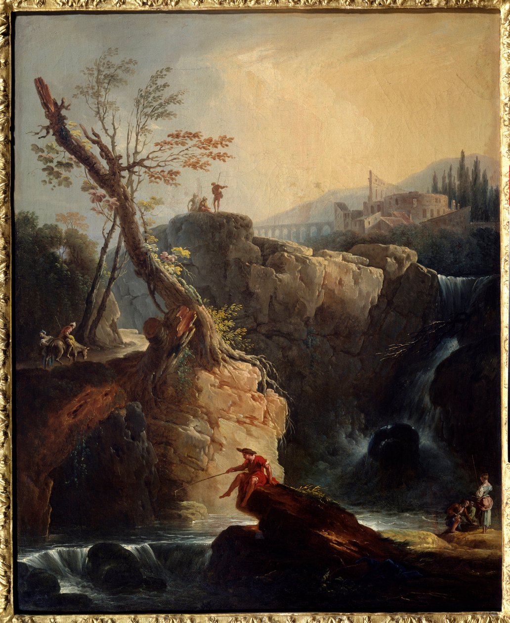 La cascada de Claude Joseph Vernet