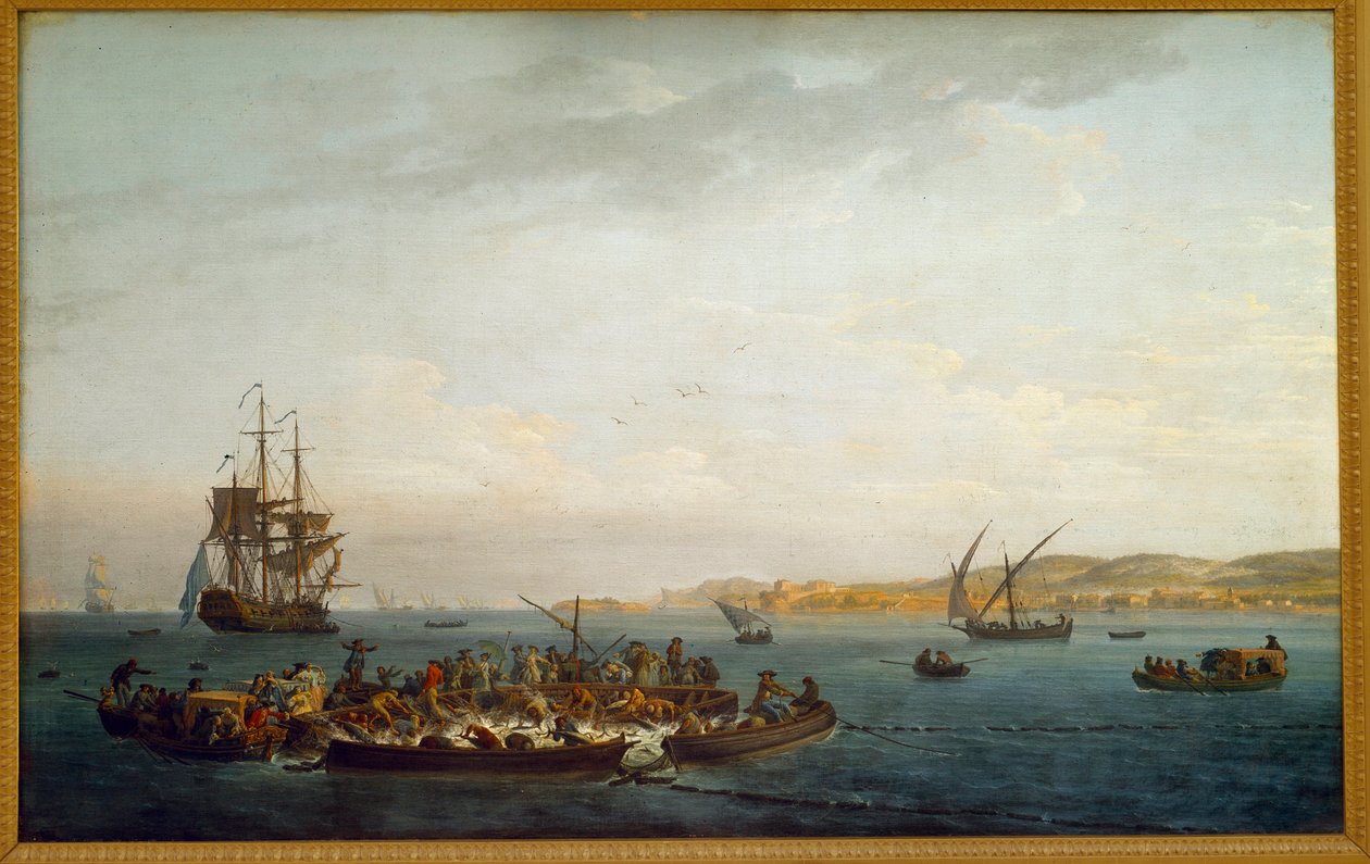 Pesca de atún de Claude Joseph Vernet