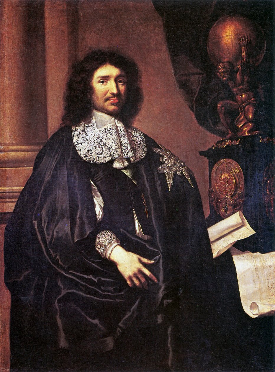 Retrato de Jean-Baptiste Colbert de Claude Lefebvre